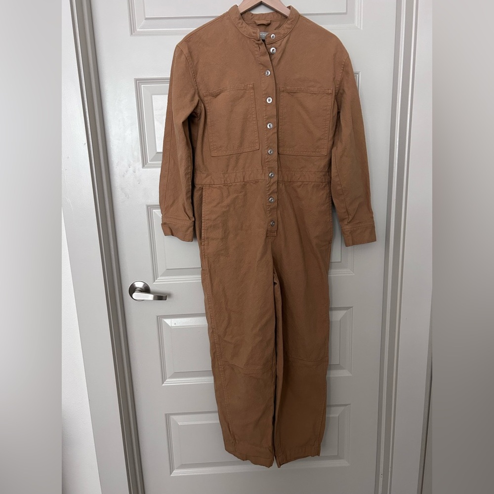 Everlane Brown Utility Jumpsuit
